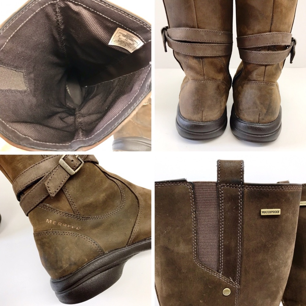 (SOLD) Merrell Tetra Strap Leather Tall Boots - Picture 8 of 8